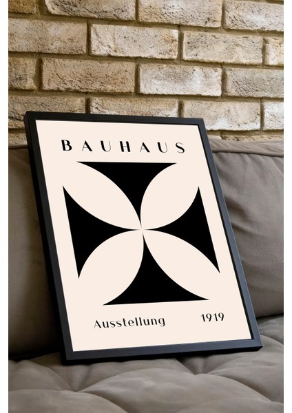 Bauhaus Serisi 109, Modern Poster, Siyah Çerçeveli Poster fiyatları
