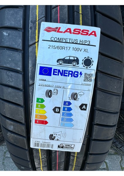 215/60R17 100V Xl Competus H/p 3 (Üretim YILI:2025) Lv Ambalajlı Gönderim