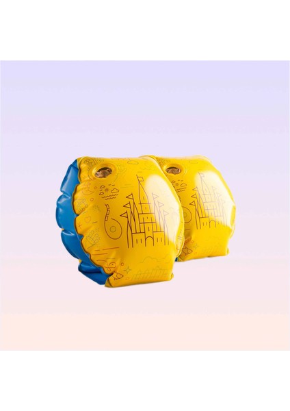 Baskılı Çocuk Yüzme Kolluğu - Sarı