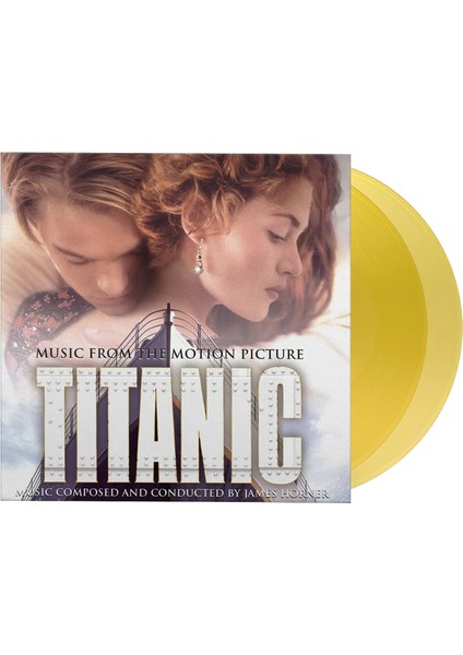 James Horner - Titanic (180G) (Limited Numbered Edition) (Translucent Yellow Vinyl) - Plak