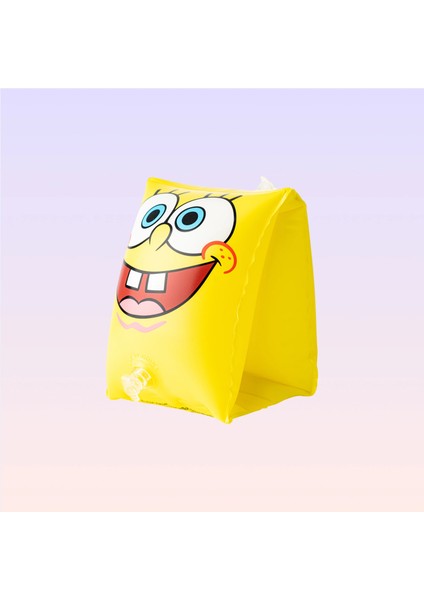 Sponge Bob Kare Pantolon Figürlü Çocuk Yüzme Kolluğu 15 cm