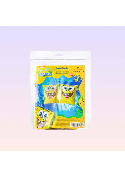Sponge Bob Kare Pantolon Figürlü Çocuk Yüzme Kolluğu 15 cm indirimleri