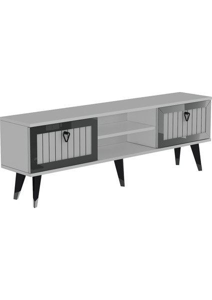 Liidya Tv Sehpası (Alt Modül) Beyaz-Gümüş fırsatları