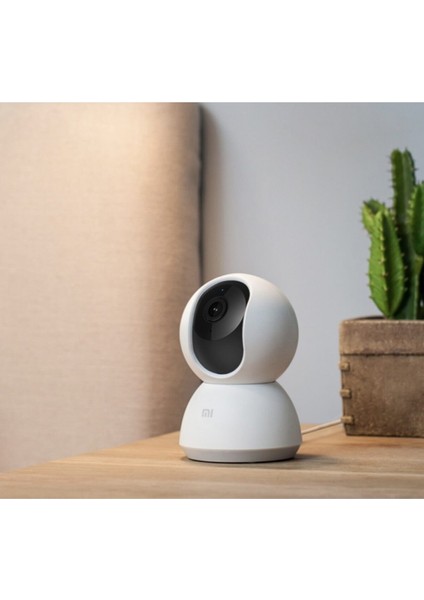 Mi Home 360° 1080P IP Güvenlik Kamerası – Gece Görüş, AI Hareket Algılama, Su Geçirmez Beyaz İç Mekan Modeli