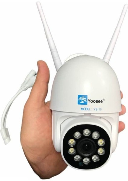e Ys-10 2 MP Kablosuz IP Dome Kamera – Beyaz, İç ve Dış Mekan Uyumlu, Yüksek Çözünürlüklü Güvenlik Sistemi