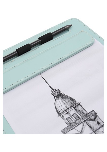 Kapaksız Sekreterlik Mıknatıslı Sanatsal Çizim A4 Rainbow Art Clip Board Vegan 23,5X35,5 cm. Su Yeşili fiyatları