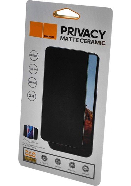 Xiaomi Redmi 10 Uyumlu Privacy Ön Koruma Hayalet Seramik Nano Ekran Koruyucu fiyatları