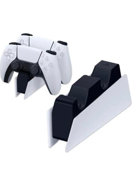 PlayStation 5 DualSense Kol Şarj İstasyonu – İki Kol İçin Hızlı ve Pratik Şarj, Beyaz-Siyah Kompakt Tasarım