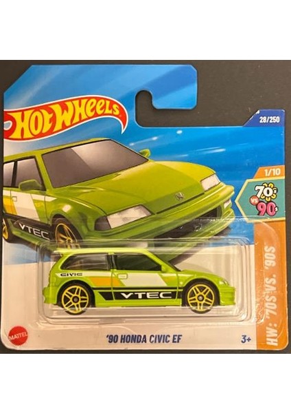 Tekli Arabalar '90 Honda Civic Ef HYX90 ('70S Vs. '90S)