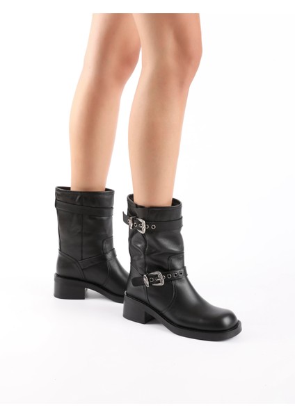 Grazia Hakiki Deri Kadın Siyah Bot fiyatları