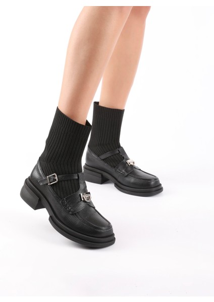 Alie Hakiki Deri Triko Kadın Siyah Bot fiyatları