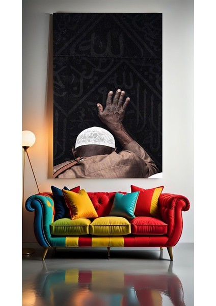 Dua ve Kurtuluş I Ev Duvar Salon Güzellik Salonu Ofis Dükkan Dekarasyon Kanvas Tablo