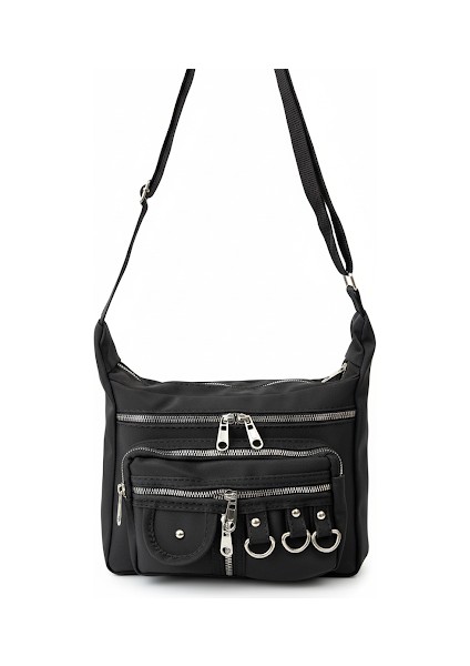 Wolını Kadın Çok Bölmeli Yıkama Deri Çapraz Çanta