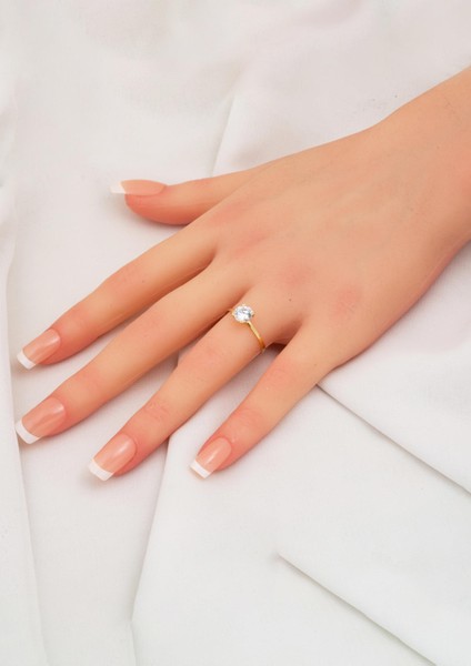 Zarif 14 Ayar Altın Tektaş Yüzük fiyatları