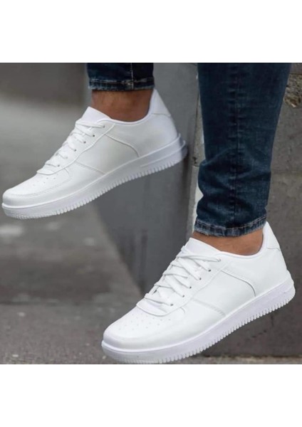 Unisex Snaker Günlük Yürüyüş Spor Ayakkabı-Beyaz fiyatları