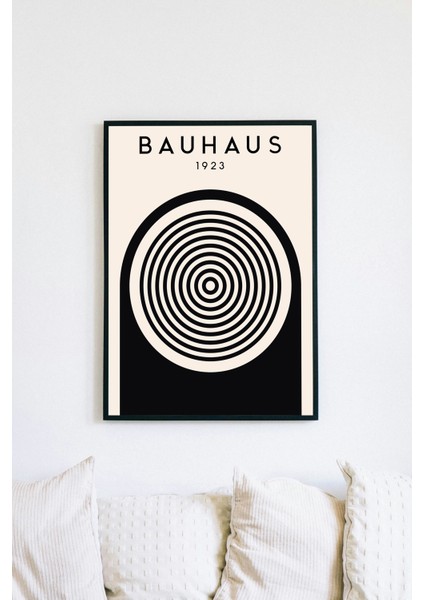 Bauhaus Serisi 015, Sanatsal Poster, Siyah Çerçeveli Poster
