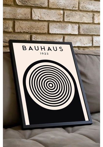 Bauhaus Serisi 015, Sanatsal Poster, Siyah Çerçeveli Poster fiyatları