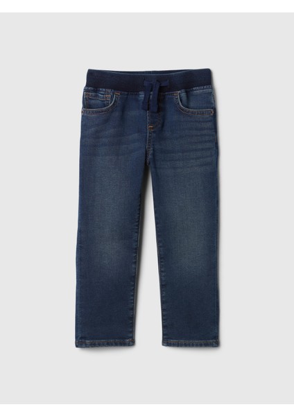 Erkek Bebek Mavi Gap Slim Pull-On Jean Pantolon