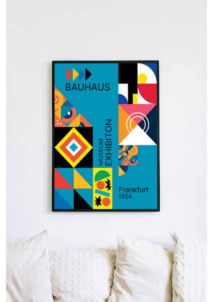 Bauhaus Serisi 086, Estetik Poster, Çerçeveli Poster