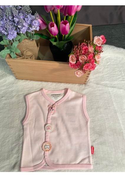 Pembeçizgili Yelek modelleri