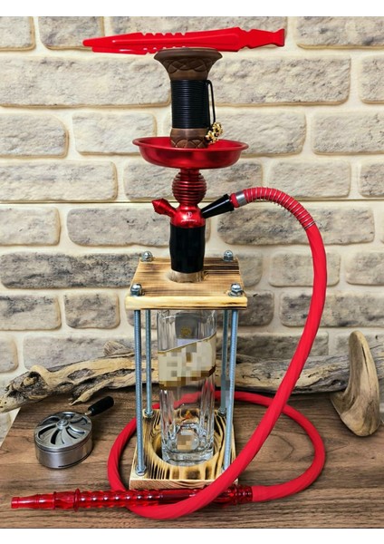 Ahşap Model Nargile Seti Uzun Modeli