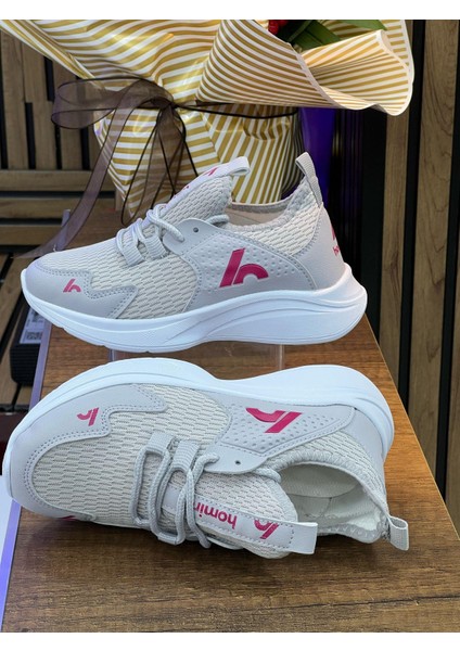 Bağcıklı Unisex Çocuk Spor Ayakkabısı-Buz-Fuji-Pembe modelleri