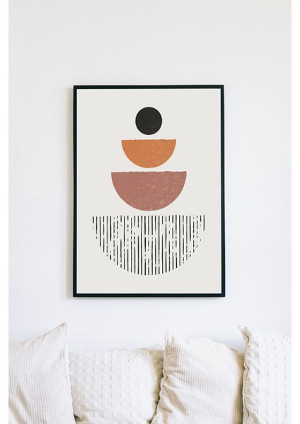 Bauhaus Serisi 077, Estetik Poster, Siyah Çerçeveli Poster