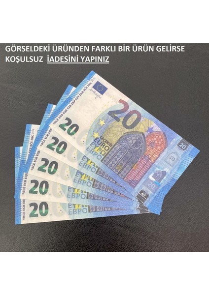 300 adet 20 euro geçersiz eğlence oyun şaka fiyatları