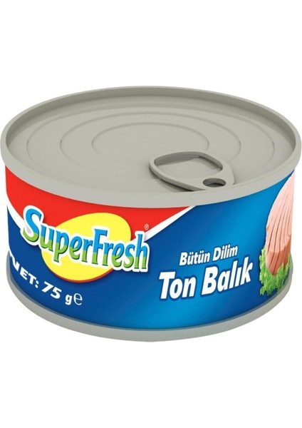 Ton Balığı 75 g x 24 Paket – Türkiye Menşeli, Tek Porsiyonluk, Pratik ve Lezzetli Konserve Deniz Ürünü fiyatları
