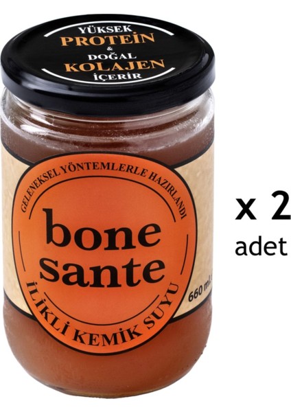 İlikli Kemik Suyu 660 ml x 2 – Türkiye Üretimi, Yüksek Protein ve Kolajen Kaynağı, Sağlıklı ve Kolay Tüketim fiyatları