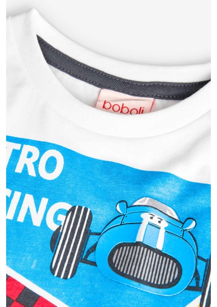 Araçlar Baskılı Erkek Çocuk Tişört modelleri