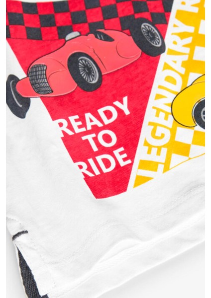 Araçlar Baskılı Erkek Çocuk Tişört fırsatları