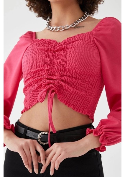 Kare Yaka Gipeli Bluz