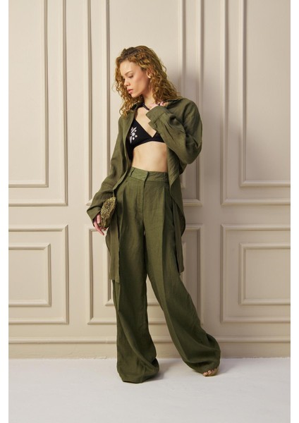 Keten Pantolon Haki indirimleri