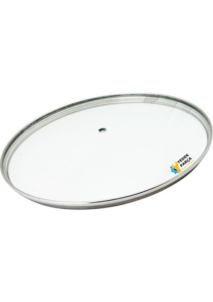 Tencere Sahan Tava Cam Kapağı Kapak 16 cm Tutma Tepesiz