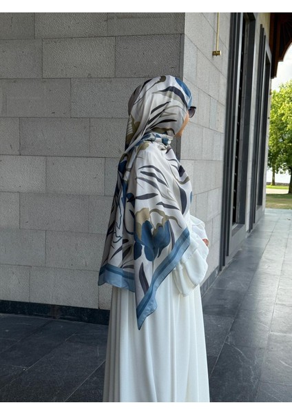 Pamuklu Soft Lotus Desen Şal-Turkuaz fiyatları