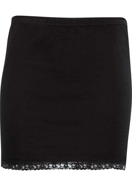 Kadın Dantel Detaylı Mini Jüpon Etek Astarı Siyah - 3001A fiyatları