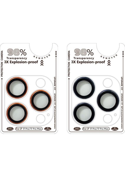 IPHONE 17 Pro/17 Pro Max/16 Pro/16 Pro Max Safir Turuncu Kamera Koruyucu fiyatları
