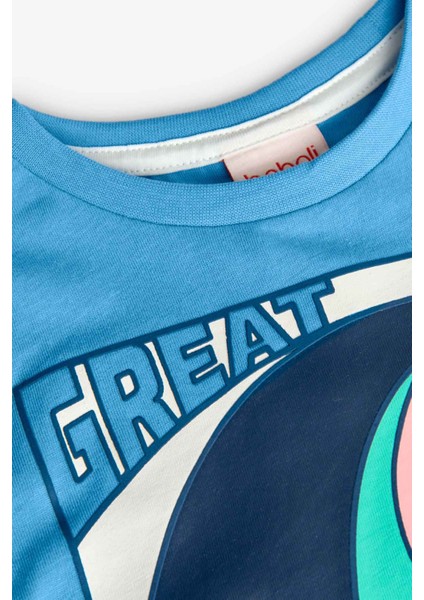 Wave Baskılı Erkek Çocuk Tişört fırsatları