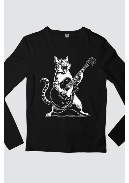 Sarman Rock Siyah Bisiklet Yaka Uzun Kollu Erkek T-Shirt fiyatları