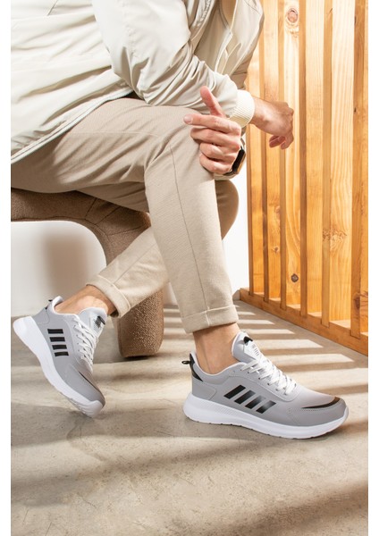 Günlük Erkek Bağcıklı Hafif Rahat Dikiş Detaylı Yürüyüş Spor Ayakkabı 1671 fiyatları