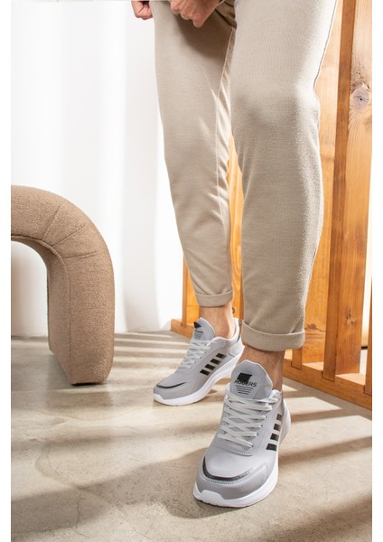 Günlük Erkek Bağcıklı Hafif Rahat Dikiş Detaylı Yürüyüş Spor Ayakkabı 1671 modelleri