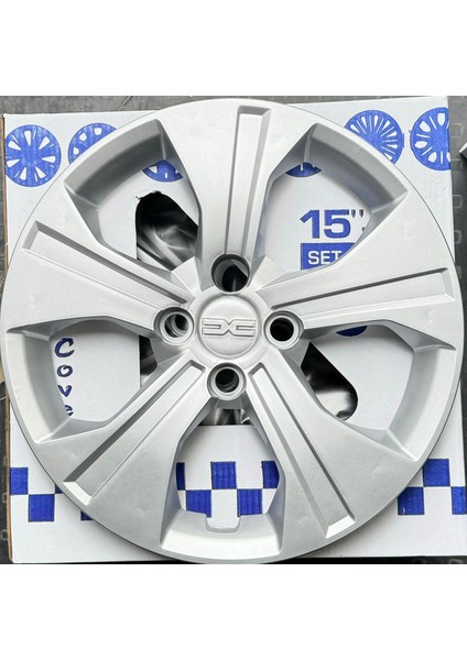 15 Inc Dacia Dokker Lodgy Sandero Jant Kapagı Takım Baskı Arma