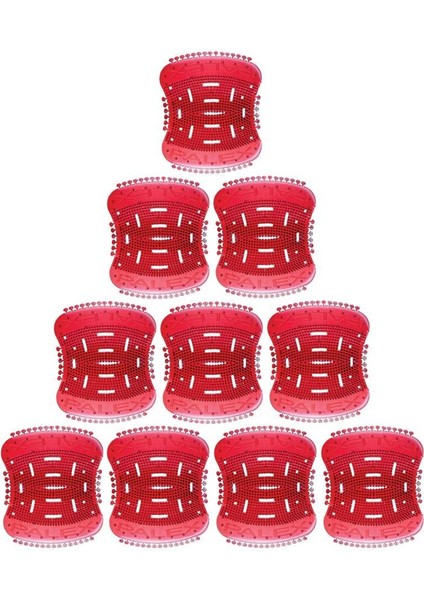 Plx 3601-0 Pisuvar Süzgeç Koku Giderici Silikon Kırmızı 10 Adet