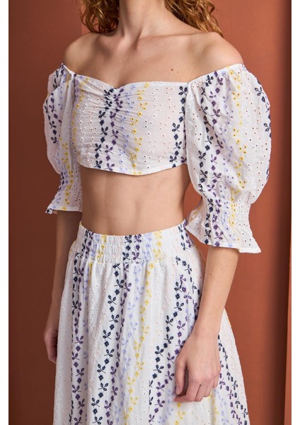 Çiçekli Brode Romantik Takım - Eclisse indirimleri