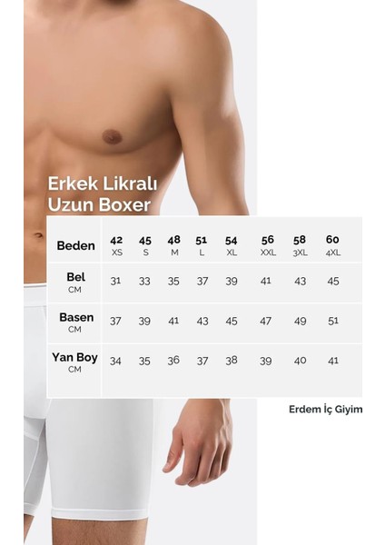 Erdem Erkek 1470 Pamuk Elastan Uzun Boxer 2 Adet fiyatları