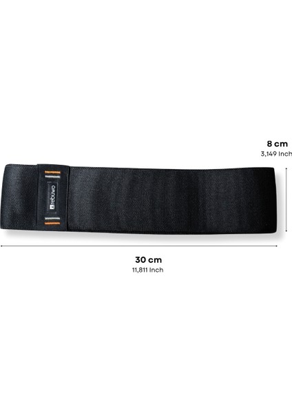 Pro Siyah Squat Bant 30CM| Pilates, Fitness, Kalça Egzersizleri Için Direnç Bandı – Direnç Lastiği fiyatları