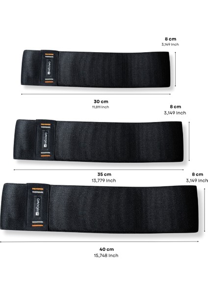 Pro Siyah Squat Bant 30CM| Pilates, Fitness, Kalça Egzersizleri Için Direnç Bandı – Direnç Lastiği modelleri
