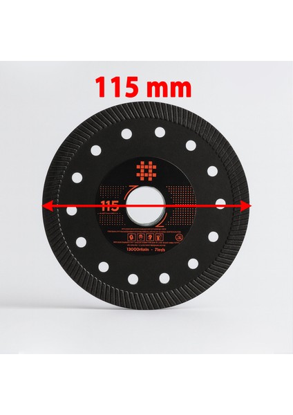 Dekton Testere Mermer Granit Fayans Seramik Kesme Testeresi 115 mm Elmas Kesim Kesici Diski Siyah fiyatları