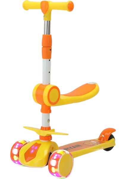 Çocuk Scooter Dört Tekerlekli Scooter Scooter Scooter Scooter (Yurt Dışından)